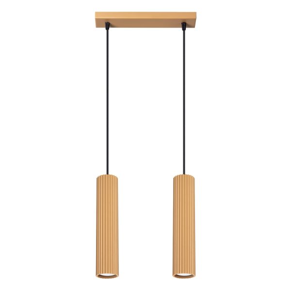 Lampa wisząca KARBON 2 Złoty SL.1555 - Sollux Lighting