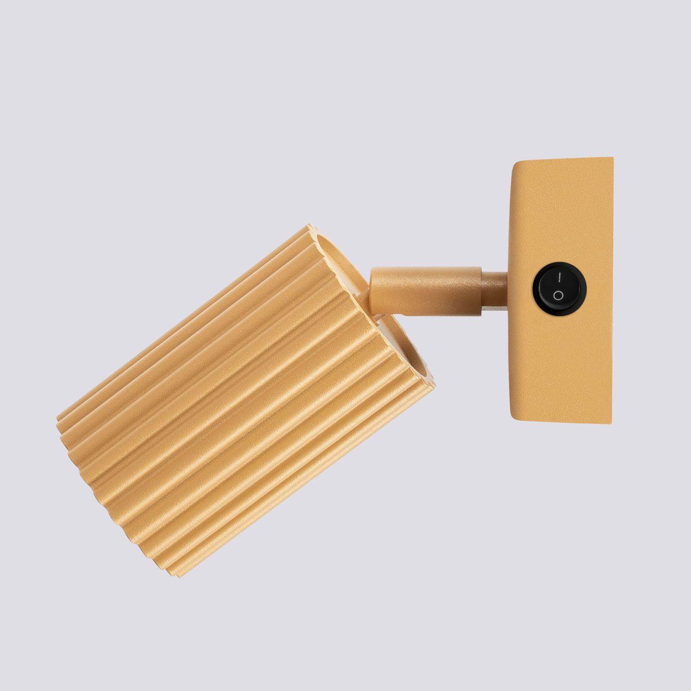 Kinkiet KARBON Złoty z włącznikiem SL.1560 - Sollux Lighting - obrazek 5