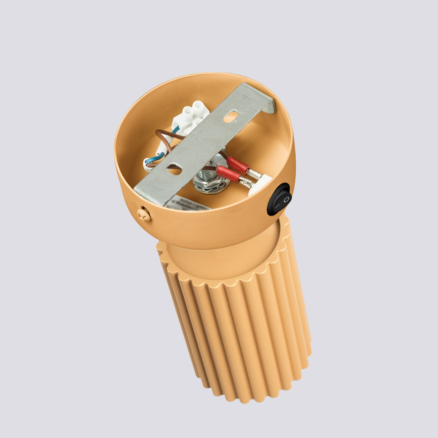 Kinkiet KARBON Złoty z włącznikiem SL.1560 - Sollux Lighting - obrazek 6