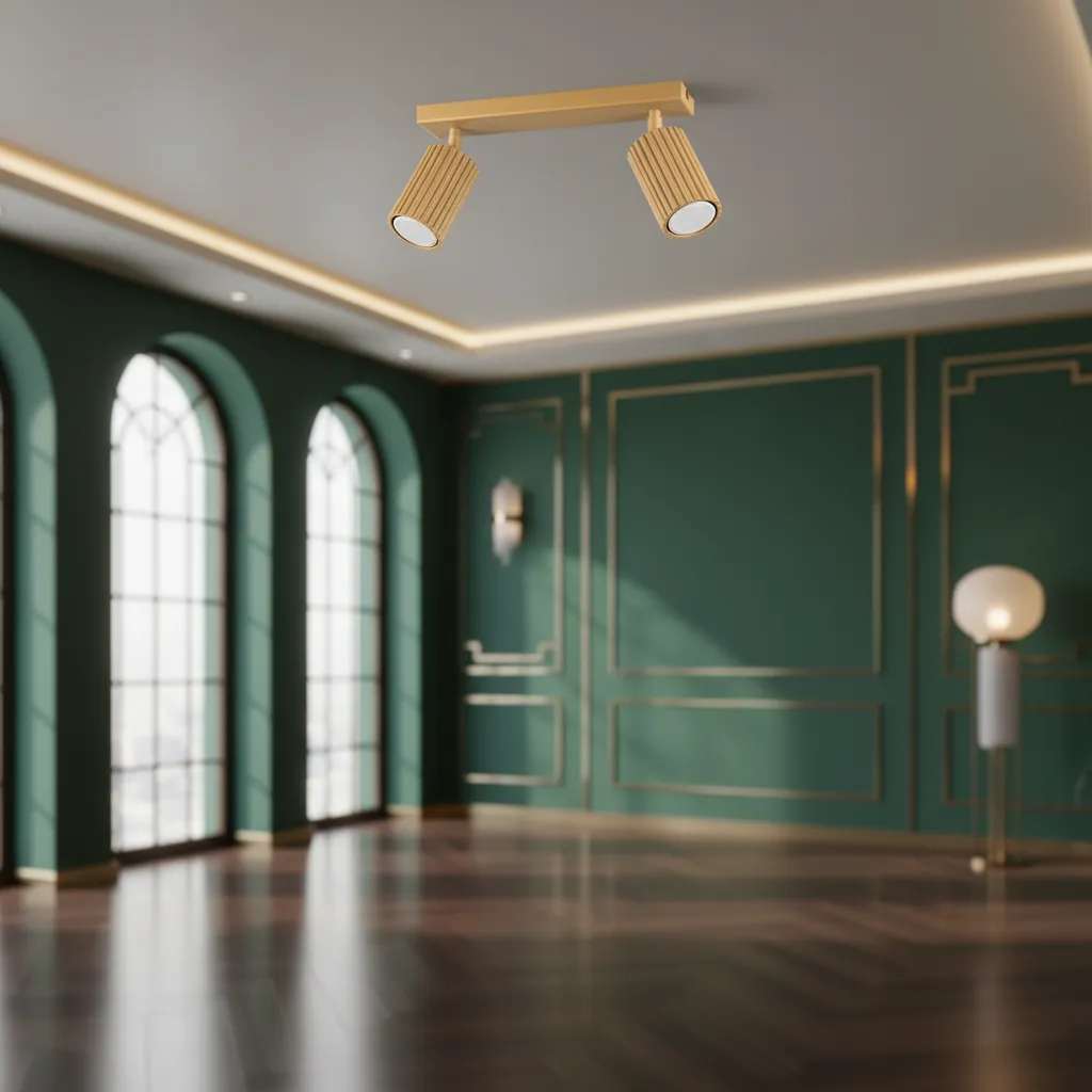 Plafon KARBON 2 Złoty SL.1561 - Sollux Lighting - obrazek 2