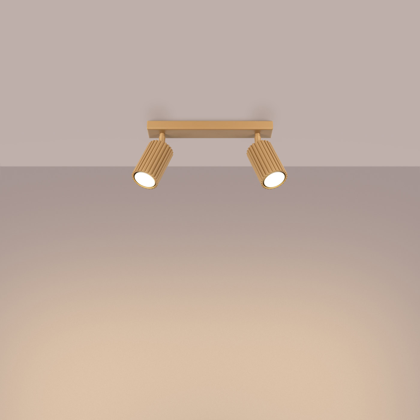 Plafon KARBON 2 Złoty SL.1561 - Sollux Lighting - obrazek 4