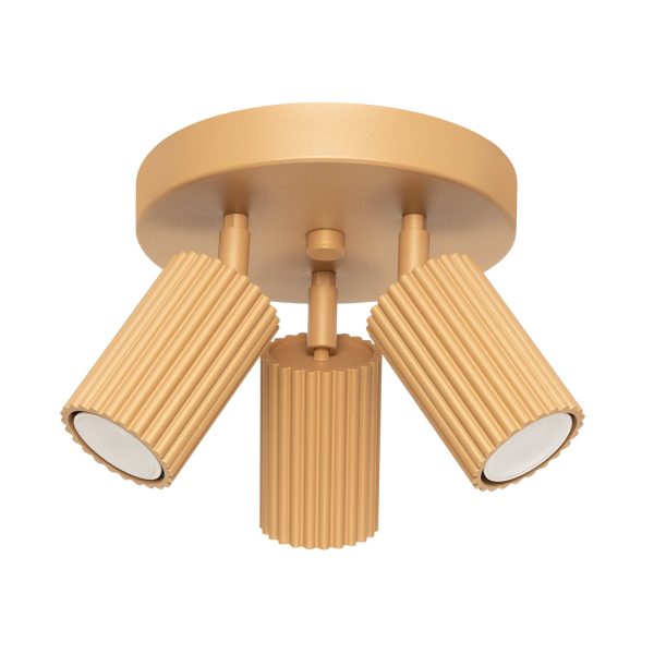 Plafon KARBON 3P Złoty SL.1563 - Sollux Lighting