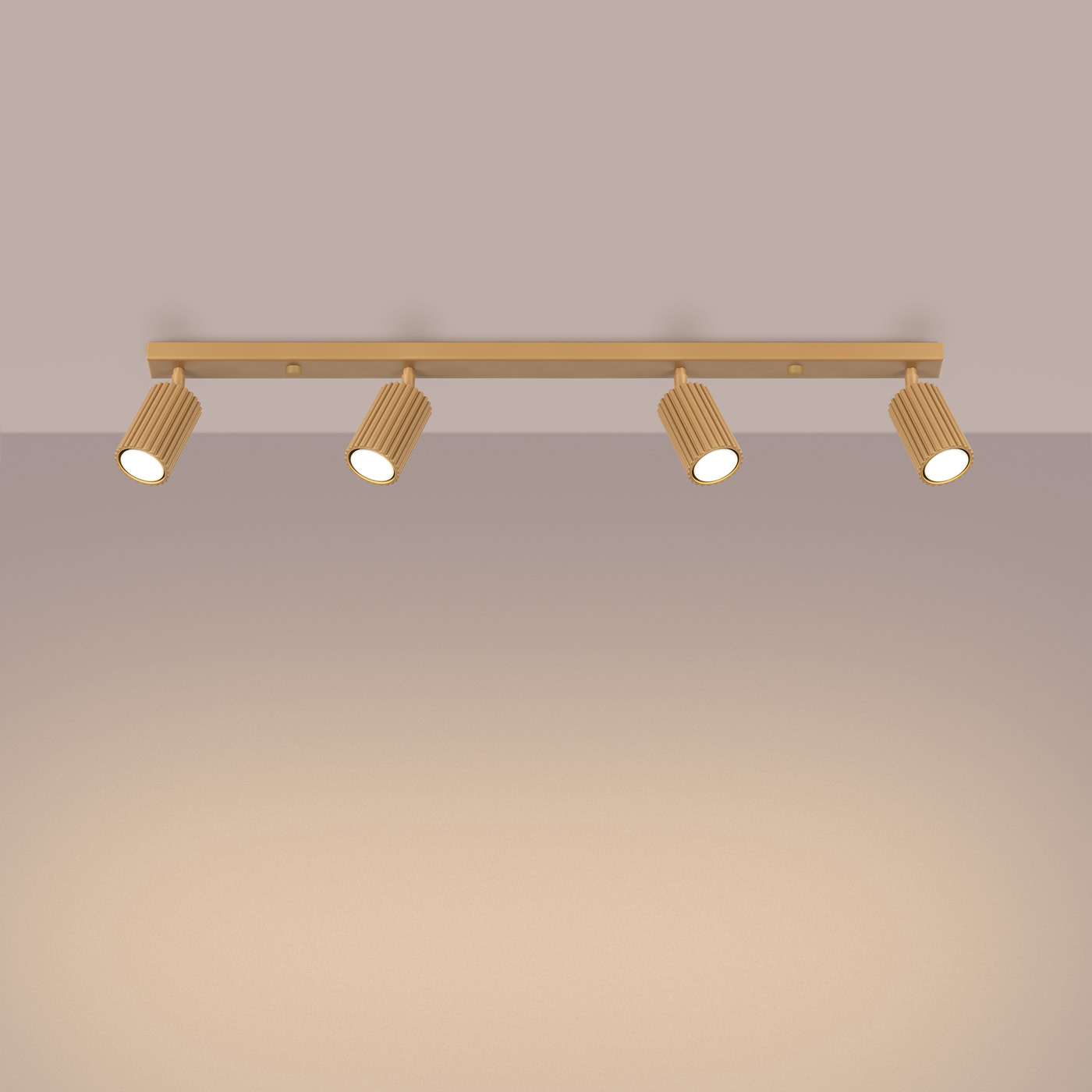 Plafon KARBON 4L Złoty SL.1565 - Sollux Lighting - obrazek 4