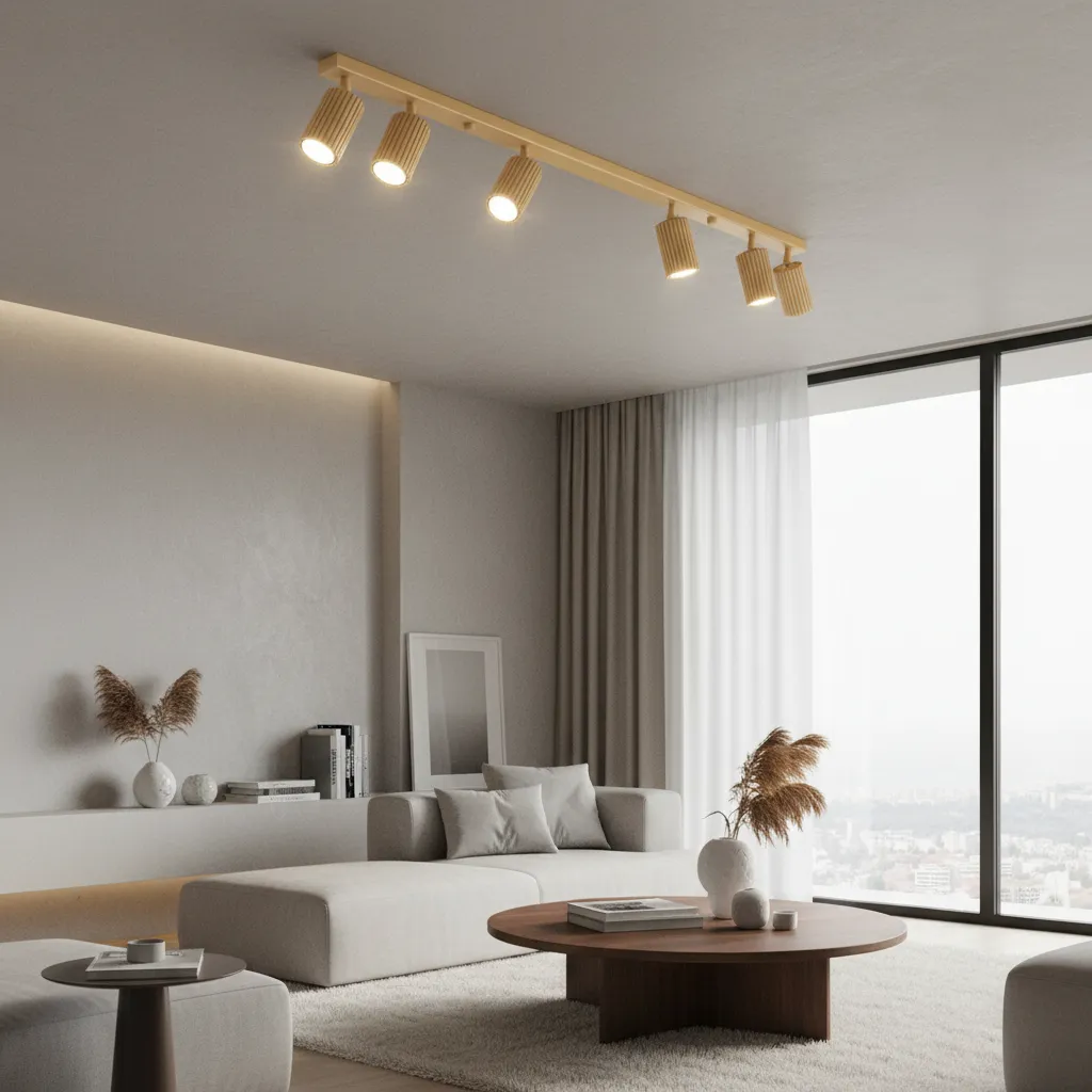 Plafon KARBON 6L Złoty SL.1566 - Sollux Lighting - obrazek 2
