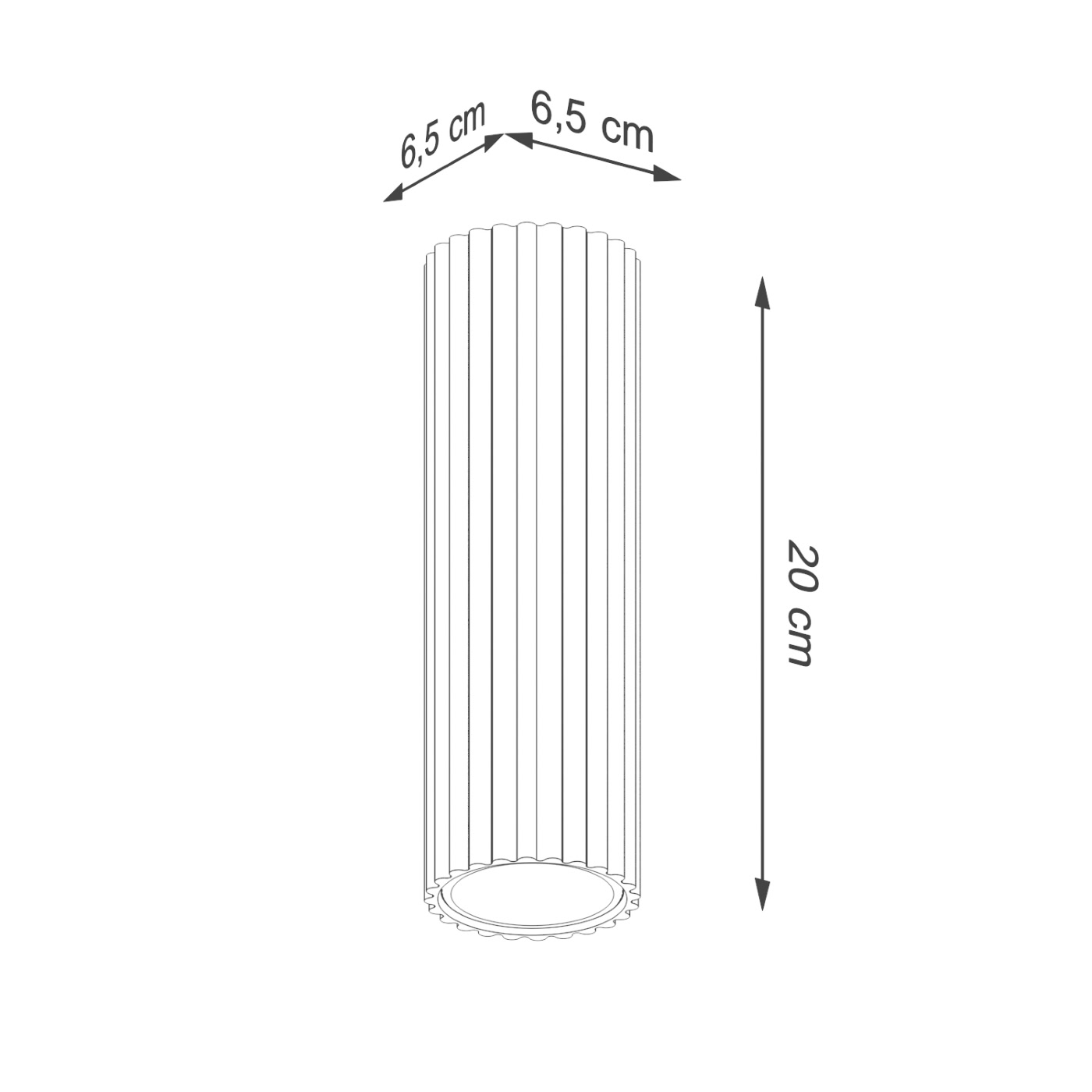 Plafon KARBON 20 czarny SL.1569 - Sollux Lighting - obrazek 9