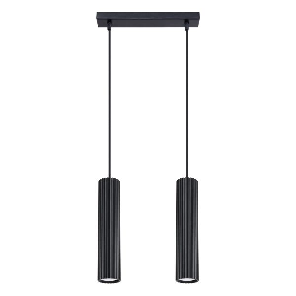 Lampa wisząca KARBON 2 czarny SL.1574 - Sollux Lighting