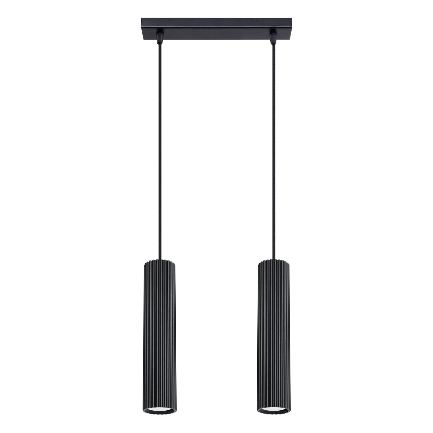 Lampa wisząca KARBON 2 czarny SL.1574 - Sollux Lighting