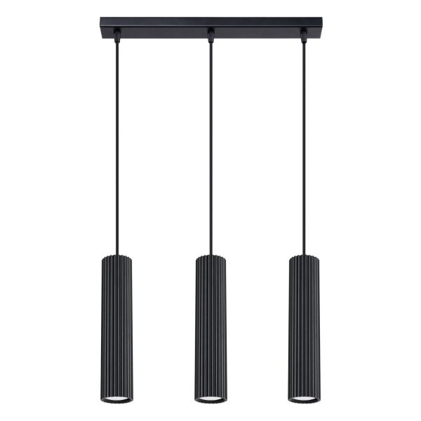 Lampa wisząca KARBON 3L czarny SL.1575 - Sollux Lighting
