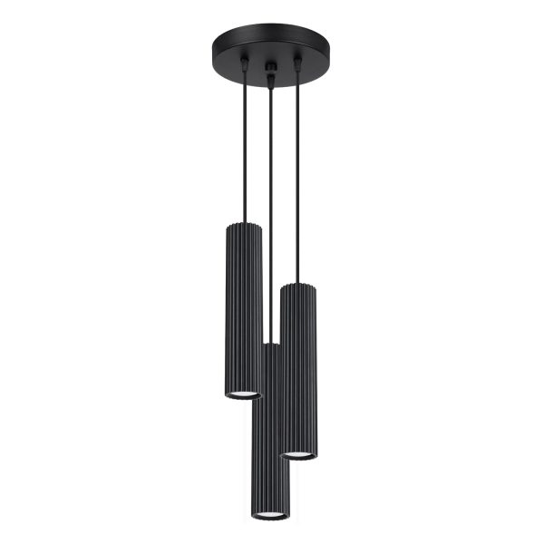 Lampa wisząca KARBON 3P czarny SL.1576 - Sollux Lighting