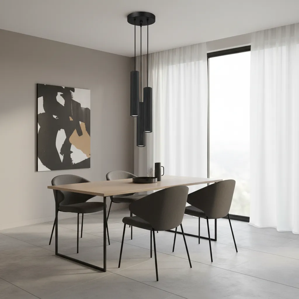 Lampa wisząca KARBON 3P czarny SL.1576 - Sollux Lighting - obrazek 2