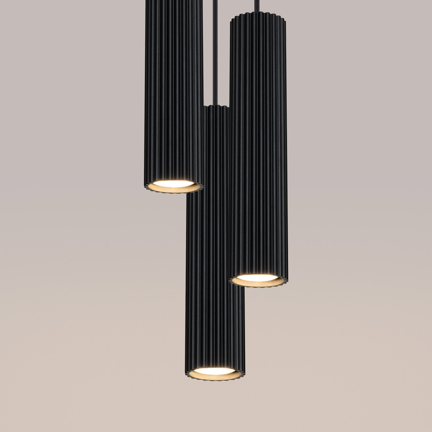Lampa wisząca KARBON 3P czarny SL.1576 - Sollux Lighting - obrazek 6