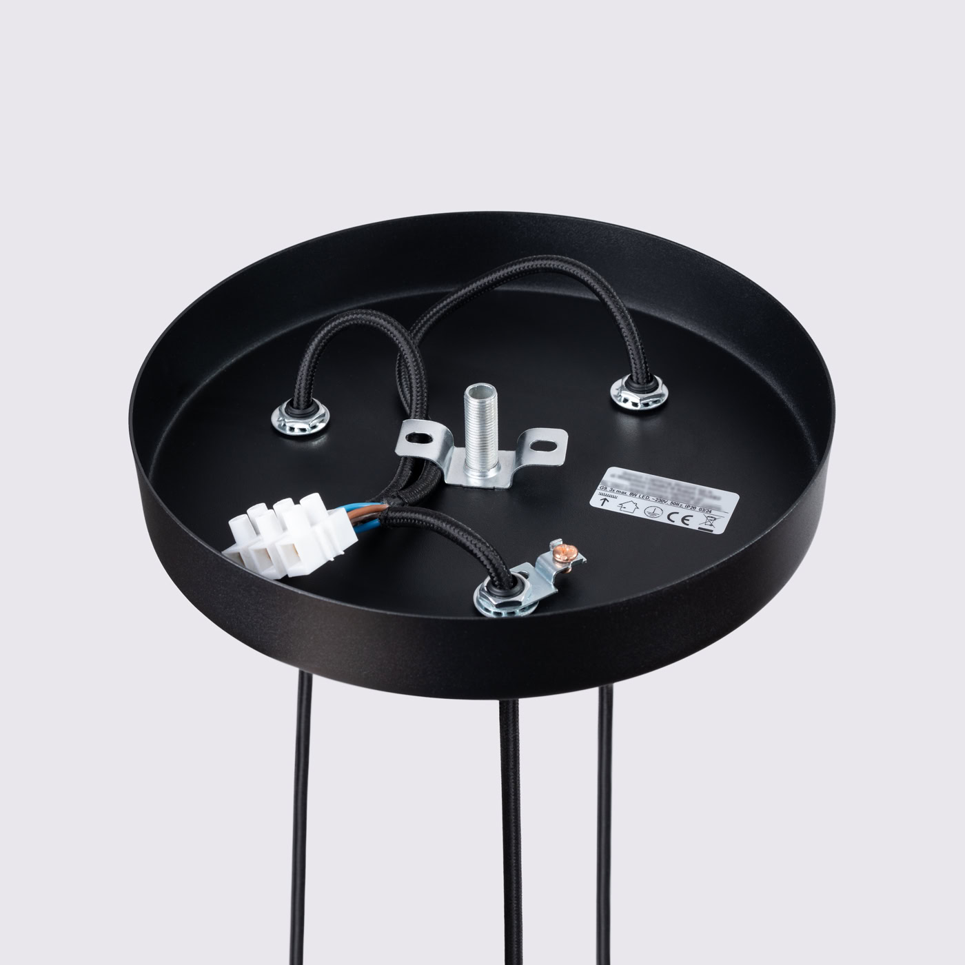 Lampa wisząca KARBON 3P czarny SL.1576 - Sollux Lighting - obrazek 7