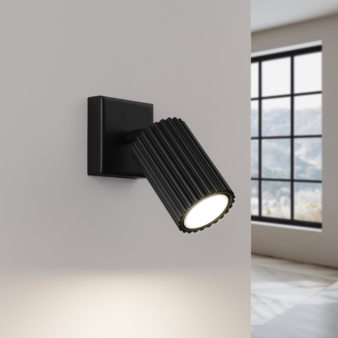 Kinkiet KARBON czarny SL.1578 - Sollux Lighting - obrazek 4