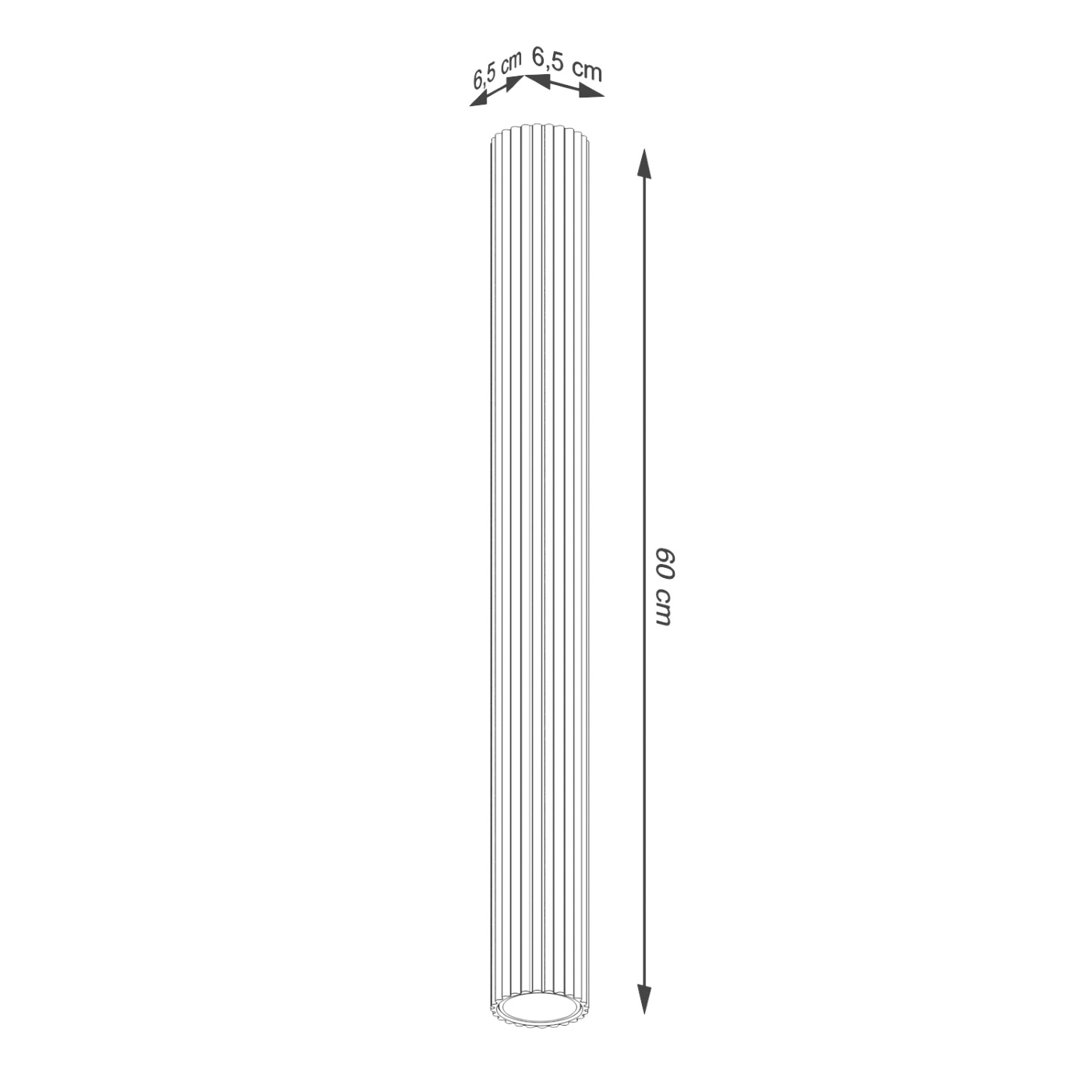 Plafon KARBON 60 Beżowy SL.1591 - Sollux Lighting - obrazek 9