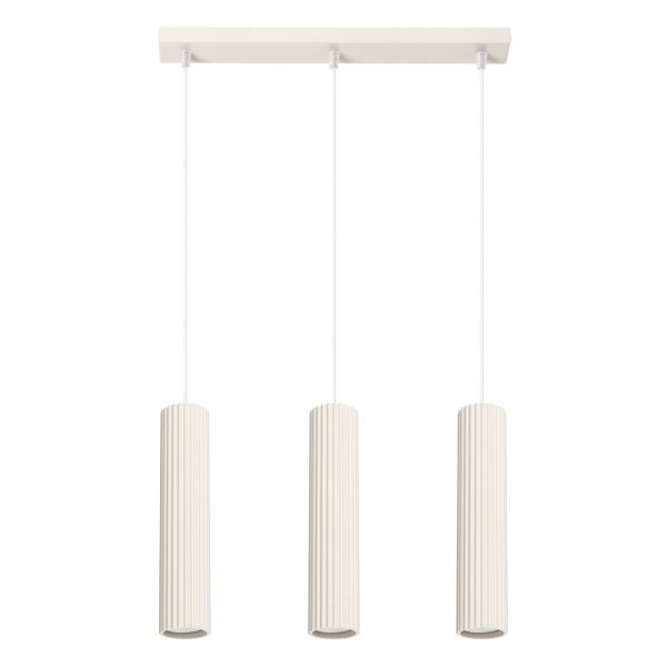 Lampa wisząca KARBON 3L Beżowy SL.1594 - Sollux Lighting