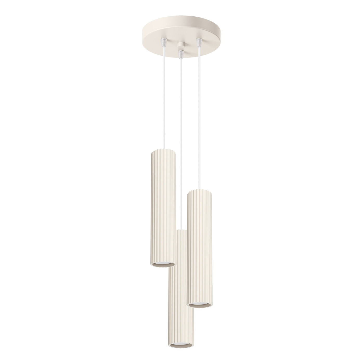 Lampa wisząca KARBON 3P Beżowy SL.1595 - Sollux Lighting