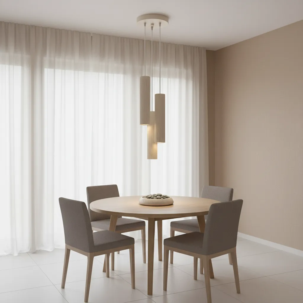 Lampa wisząca KARBON 3P Beżowy SL.1595 - Sollux Lighting - obrazek 2