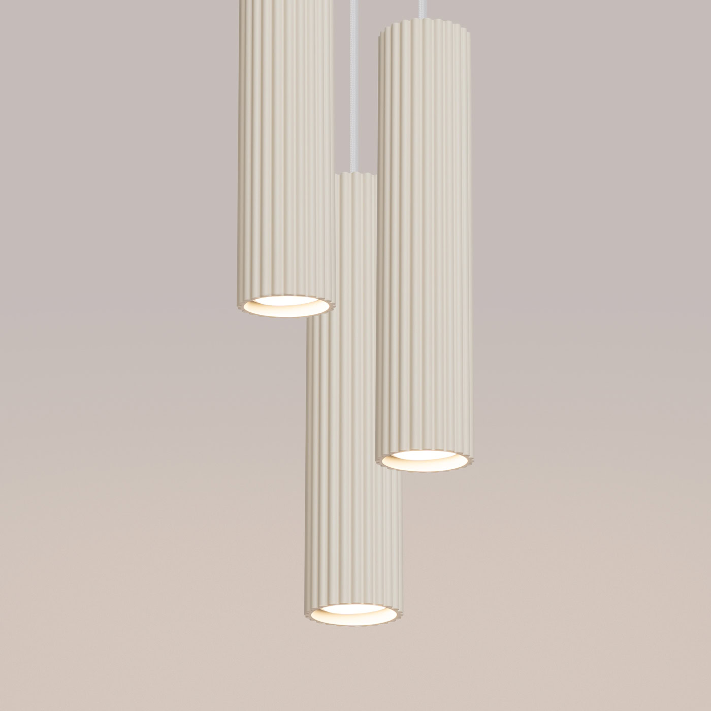 Lampa wisząca KARBON 3P Beżowy SL.1595 - Sollux Lighting - obrazek 6