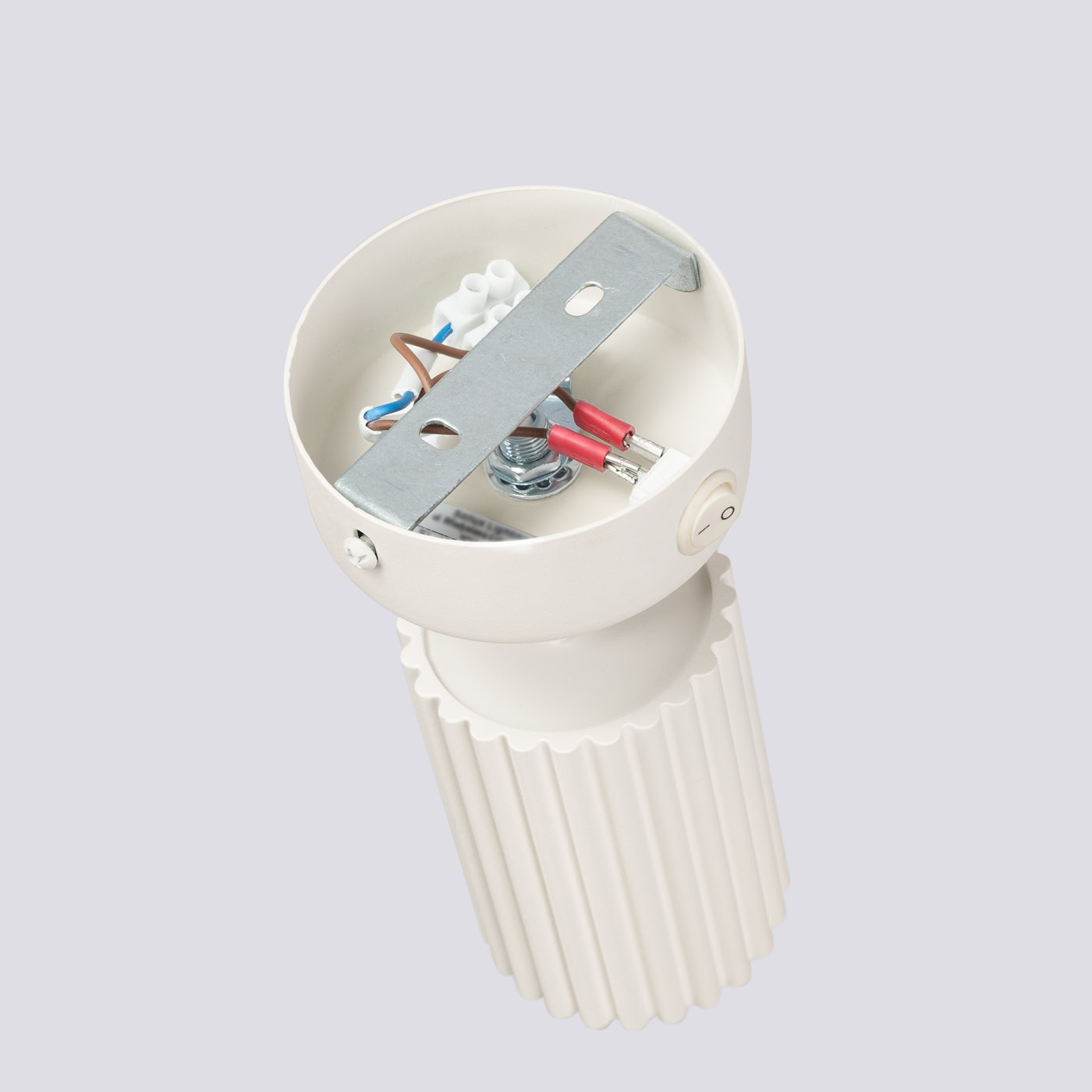 Kinkiet KARBON Beżowy z włącznikiem SL.1598 - Sollux Lighting - obrazek 5