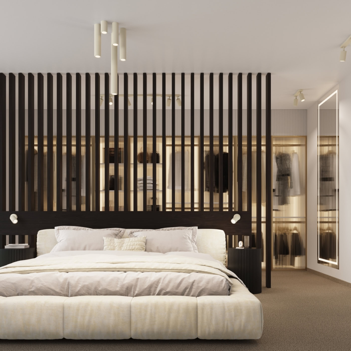 Kinkiet KARBON Beżowy z włącznikiem SL.1598 - Sollux Lighting - obrazek 10