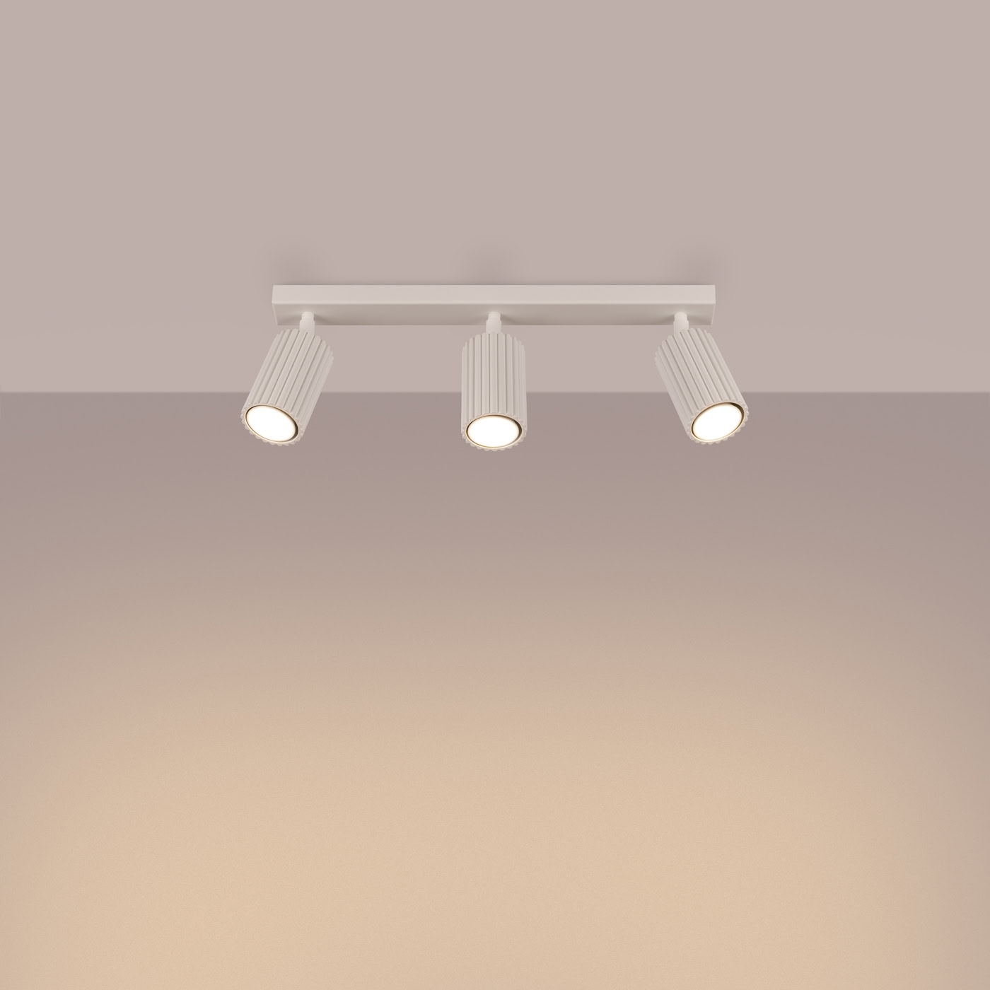 Plafon KARBON 3L Beżowy SL.1600 - Sollux Lighting - obrazek 4