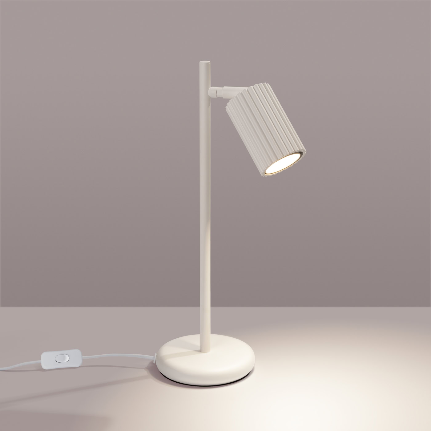 Lampa biurkowa KARBON beżowa SL.1605 - Sollux Lighting - obrazek 4