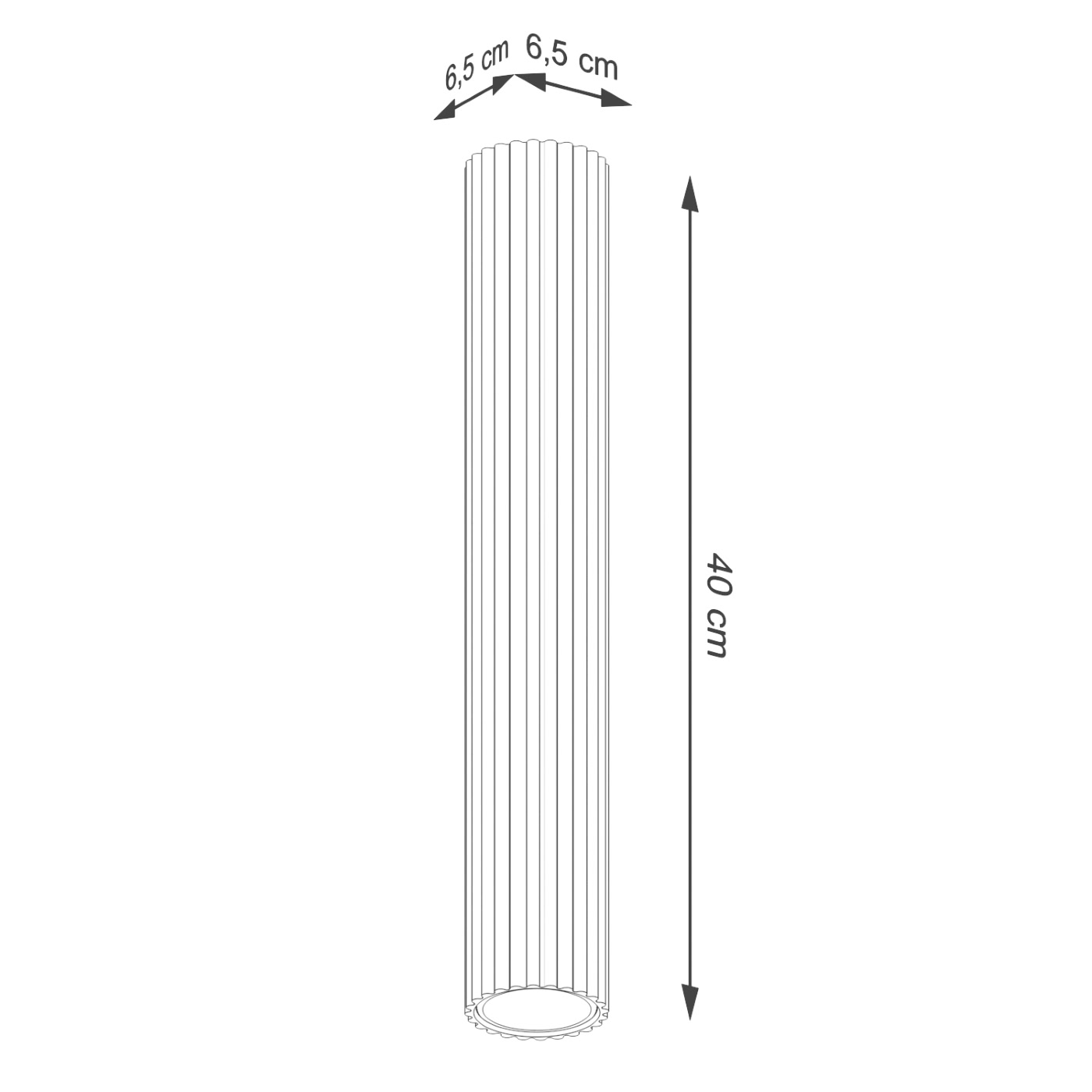 Plafon KARBON 40 zielony oliwkowy SL.1609 - Sollux Lighting - obrazek 9