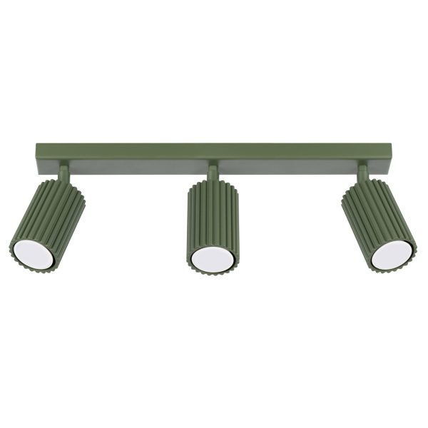 Plafon KARBON 3L zielony oliwkowy SL.1619 - Sollux Lighting