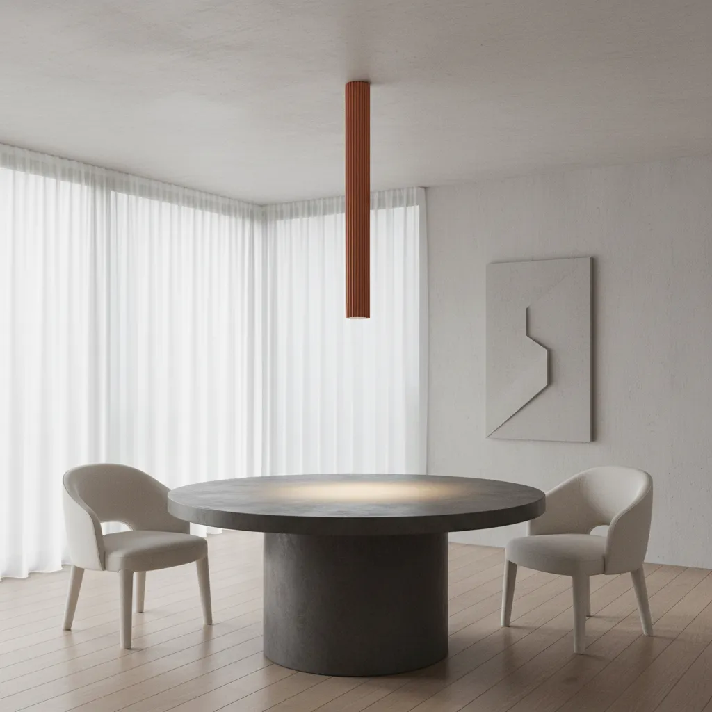 Plafon KARBON 60 ochra czerwona SL.1629 - Sollux Lighting - obrazek 2