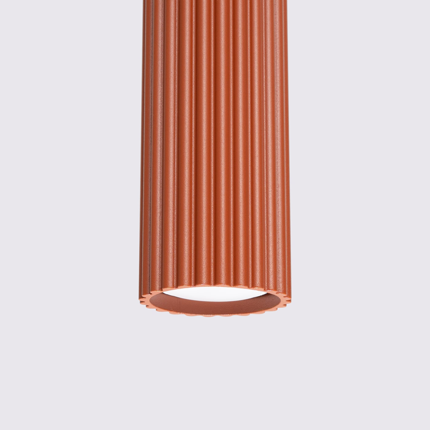 Lampa wisząca KARBON 1 ochra czerwona SL.1630 - Sollux Lighting - obrazek 5