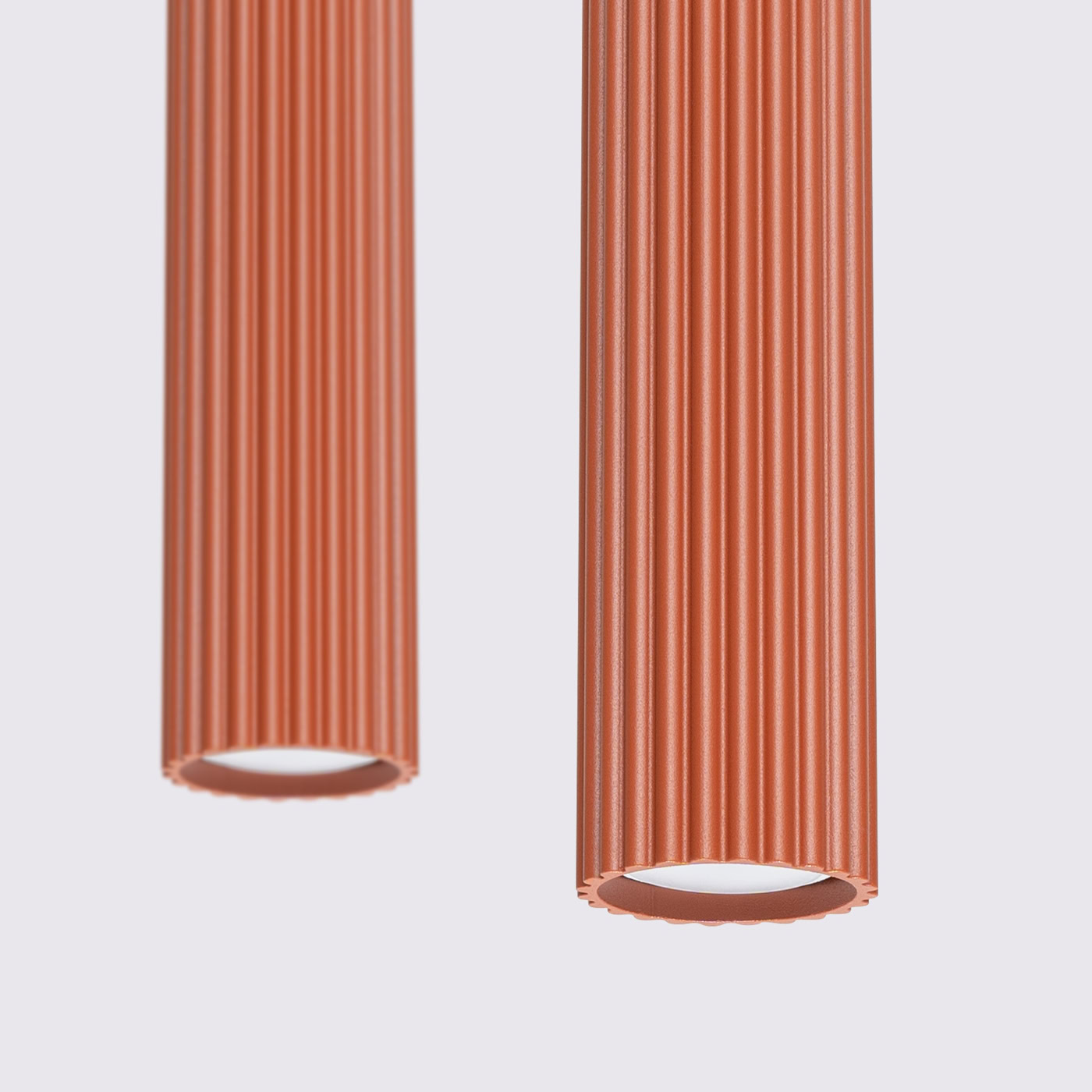 Lampa wisząca KARBON 2 ochra czerwona SL.1631 - Sollux Lighting - obrazek 5