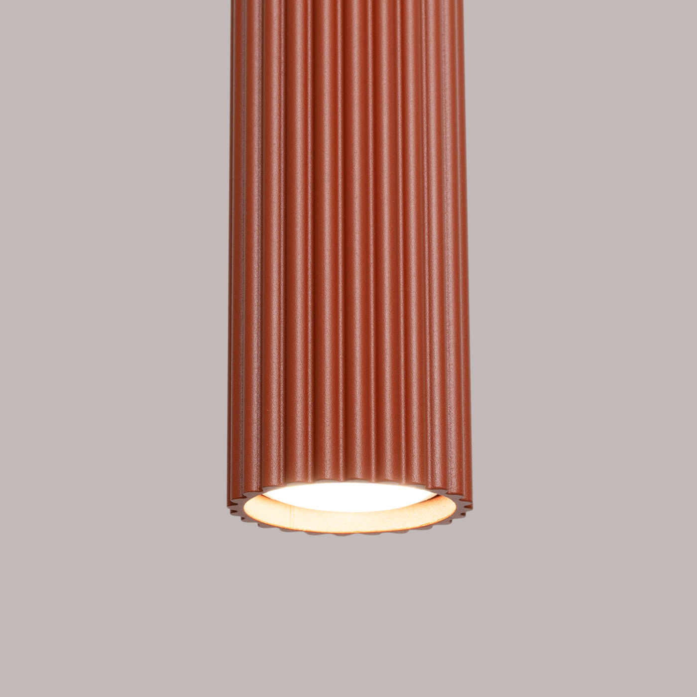 Lampa wisząca KARBON 3L ochra czerwona SL.1632 - Sollux Lighting - obrazek 9