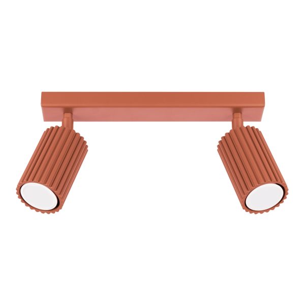 Plafon KARBON 2 ochra czerwona SL.1637 - Sollux Lighting