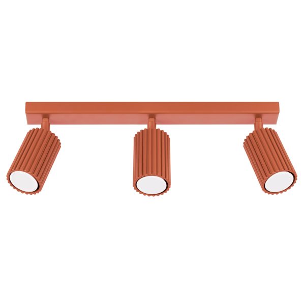 Plafon KARBON 3L ochra czerwona SL.1638 - Sollux Lighting