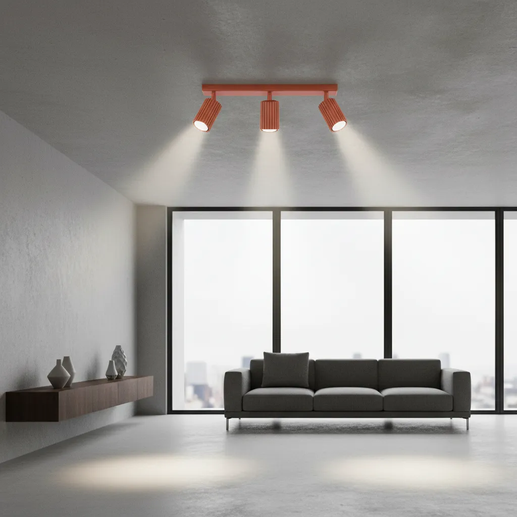 Plafon KARBON 3L ochra czerwona SL.1638 - Sollux Lighting - obrazek 2