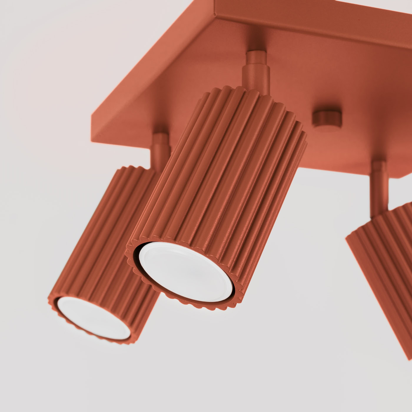 Plafon KARBON 4 ochra czerwona SL.1640 - Sollux Lighting - obrazek 5