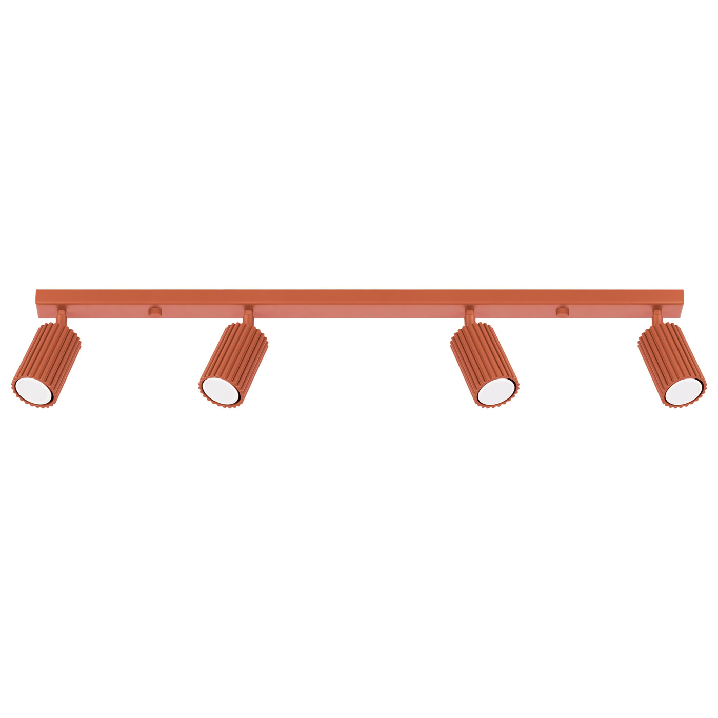 Plafon KARBON 4L ochra czerwona SL.1641 - Sollux Lighting