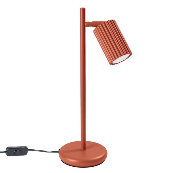 Lampa biurkowa KARBON ochra czerwona SL.1643 - Sollux Lighting