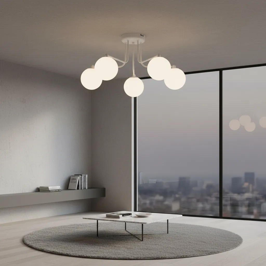 Żyrandol ASTRAL 5 Biały SL.1660 - Sollux Lighting - obrazek 2