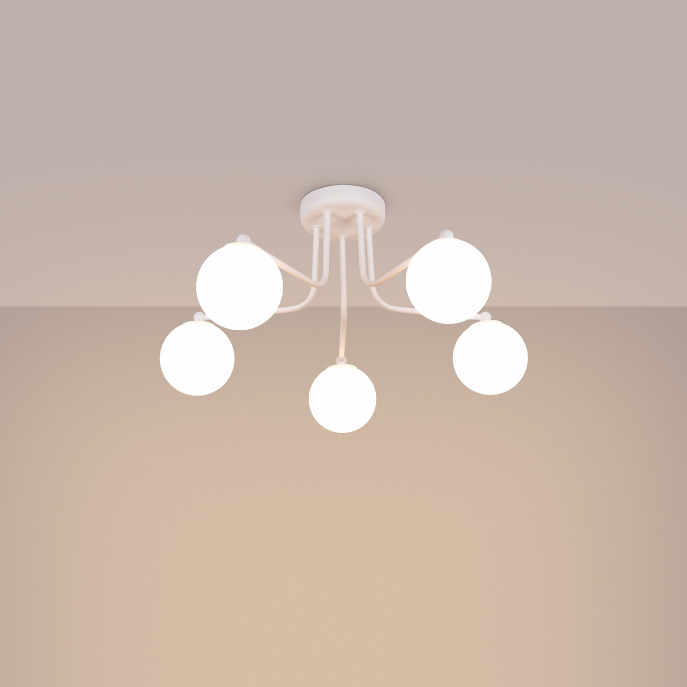 Żyrandol ASTRAL 5 Biały SL.1660 - Sollux Lighting - obrazek 4