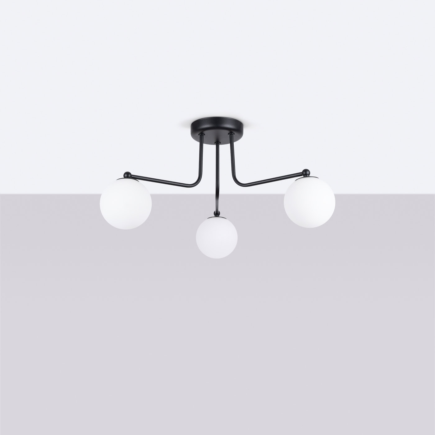 Żyrandol ASTRAL 3 czarny SL.1662 - Sollux Lighting - obrazek 3
