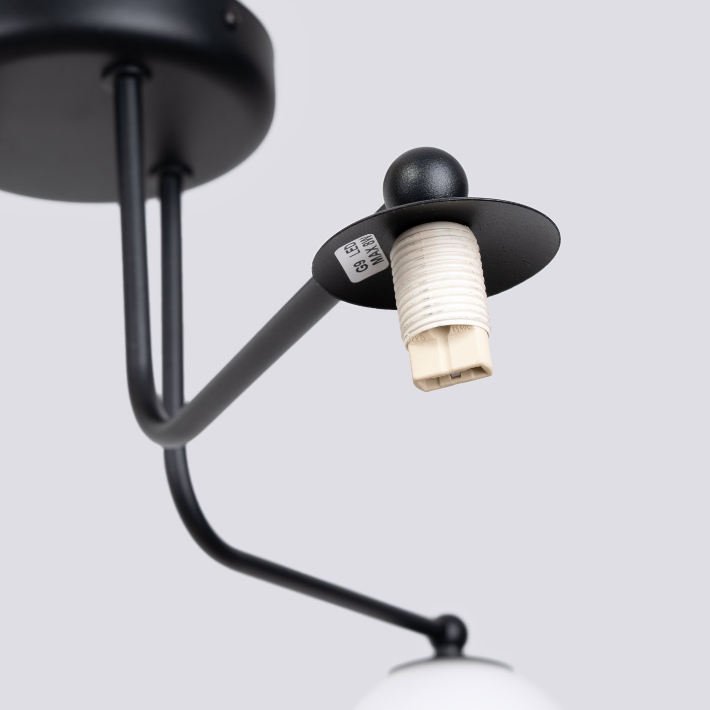 Żyrandol ASTRAL 3 czarny SL.1662 - Sollux Lighting - obrazek 8