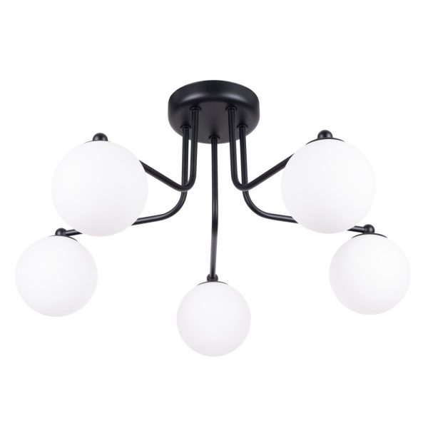 Żyrandol ASTRAL 5 czarny SL.1663 - Sollux Lighting