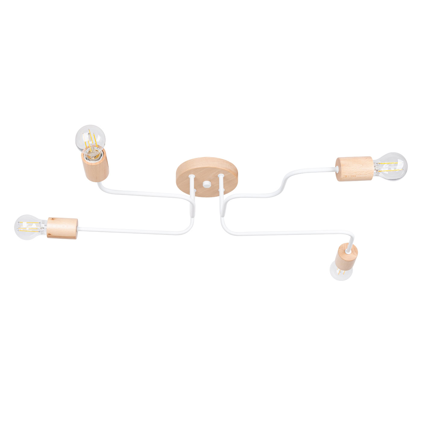 Żyrandol TIMBO 4 Biały SL.1665 - Sollux Lighting