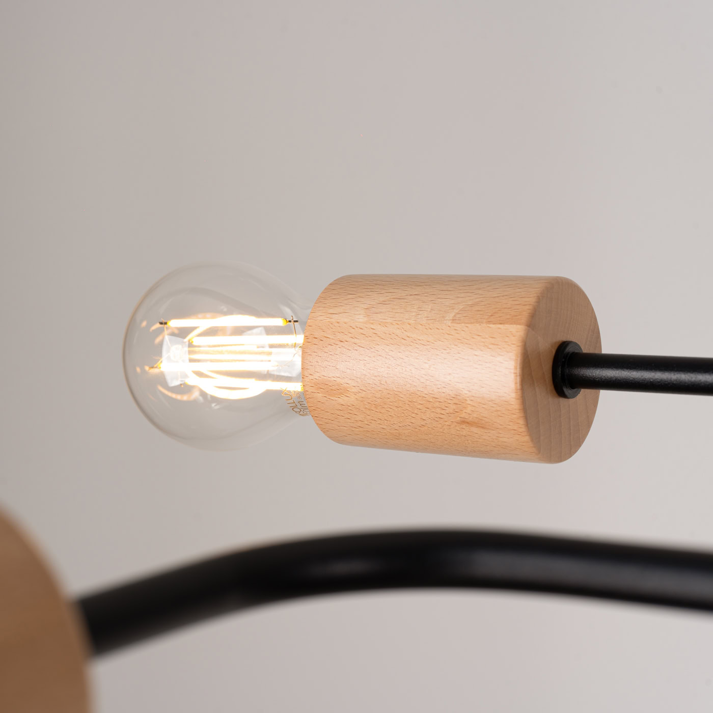 Żyrandol TIMBO 6 czarny SL.1670 - Sollux Lighting - obrazek 5