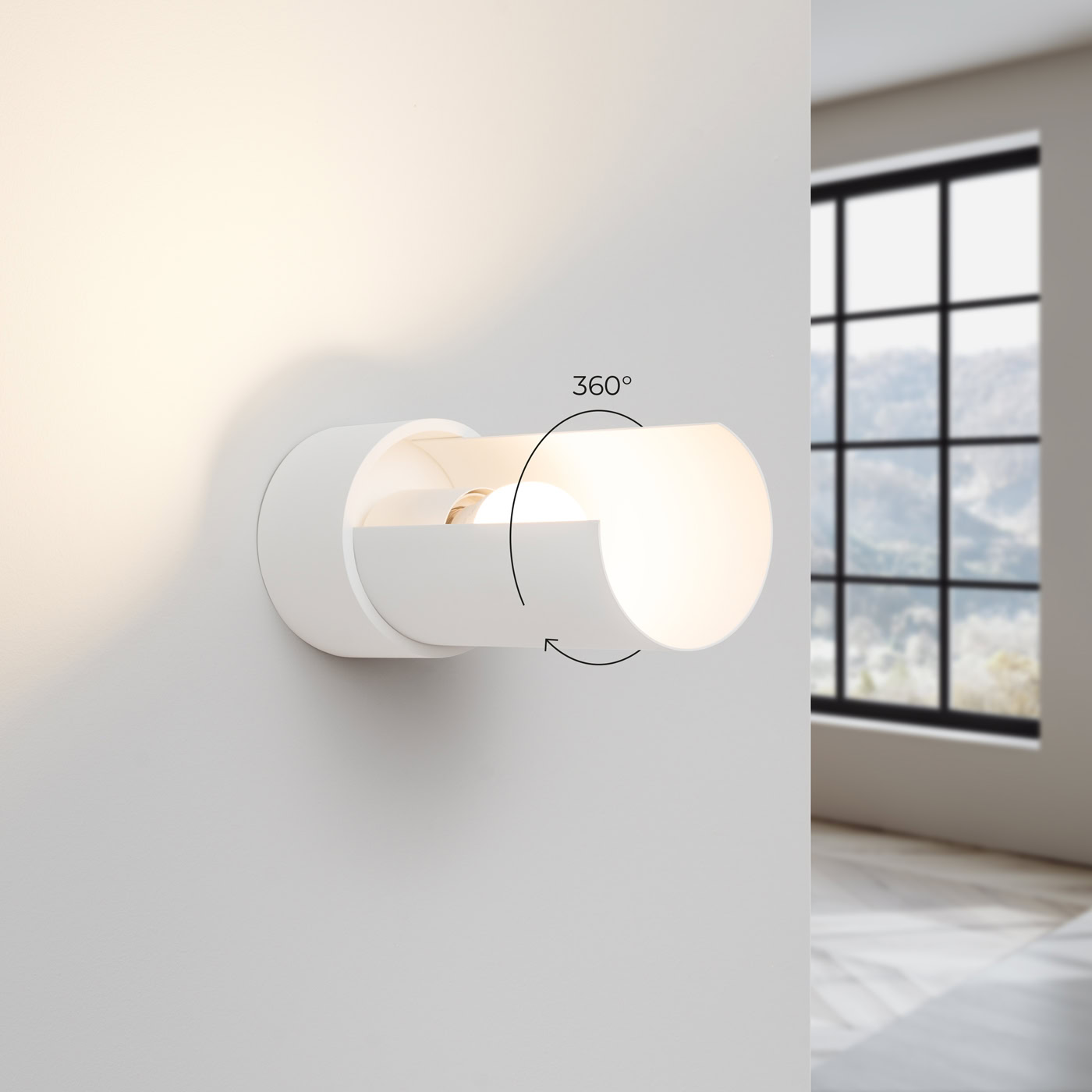 Kinkiet FLASH Biały SL.1676 - Sollux Lighting - obrazek 5