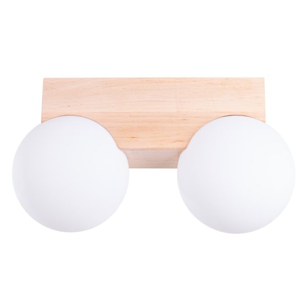 Plafon BULBO 2 naturalne drewno SL.1683 - Sollux Lighting