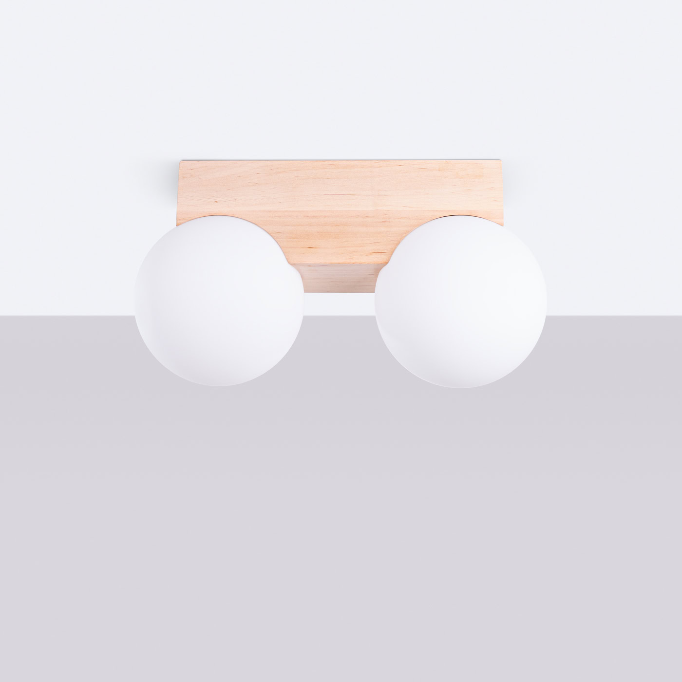 Plafon BULBO 2 naturalne drewno SL.1683 - Sollux Lighting - obrazek 3