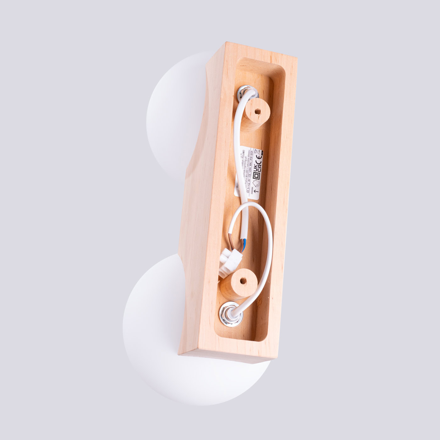 Plafon BULBO 2 naturalne drewno SL.1683 - Sollux Lighting - obrazek 8