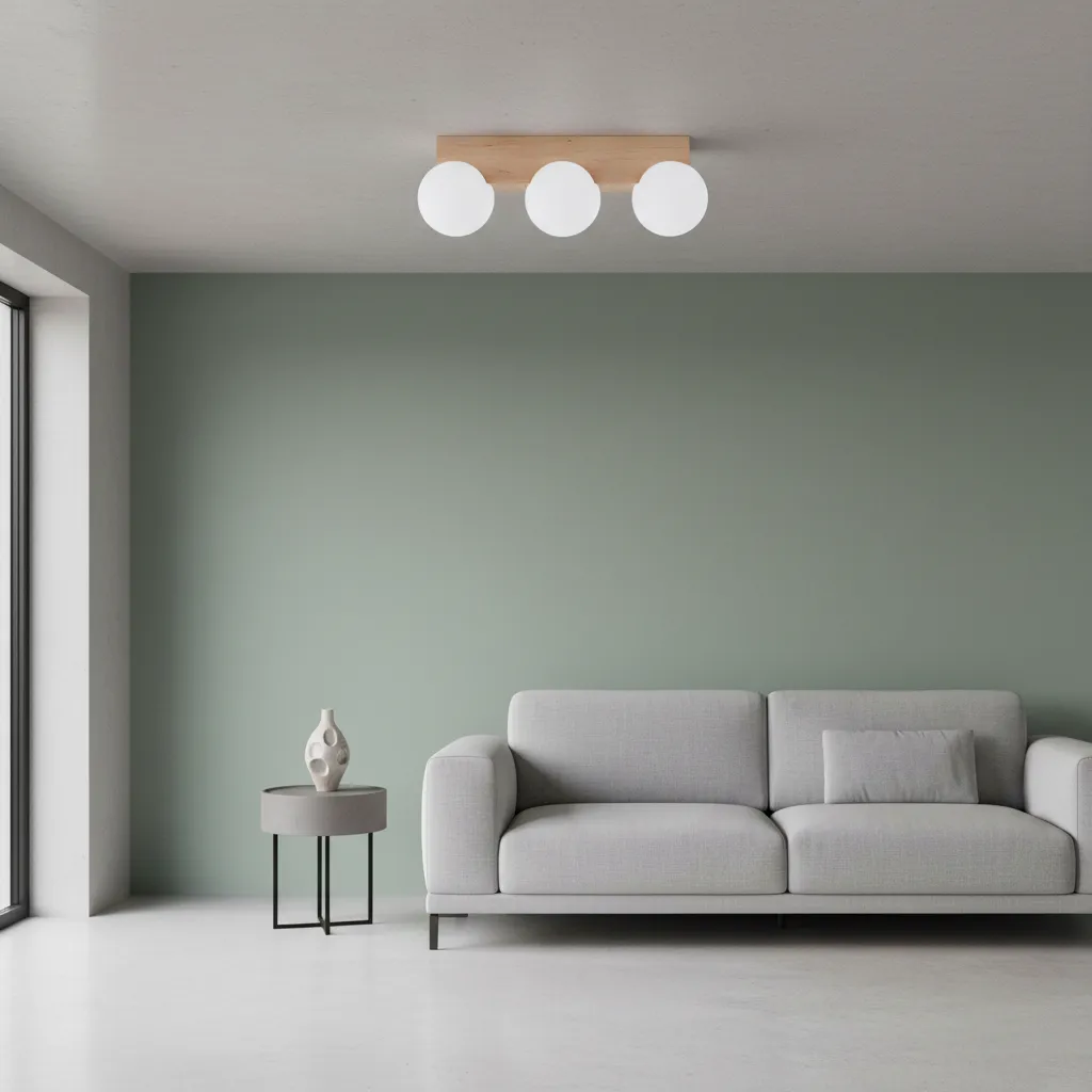 Plafon BULBO 3 naturalne drewno SL.1684 - Sollux Lighting - obrazek 2